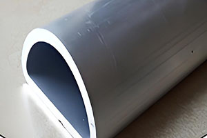 7075 Aluminum Half-Round Tube