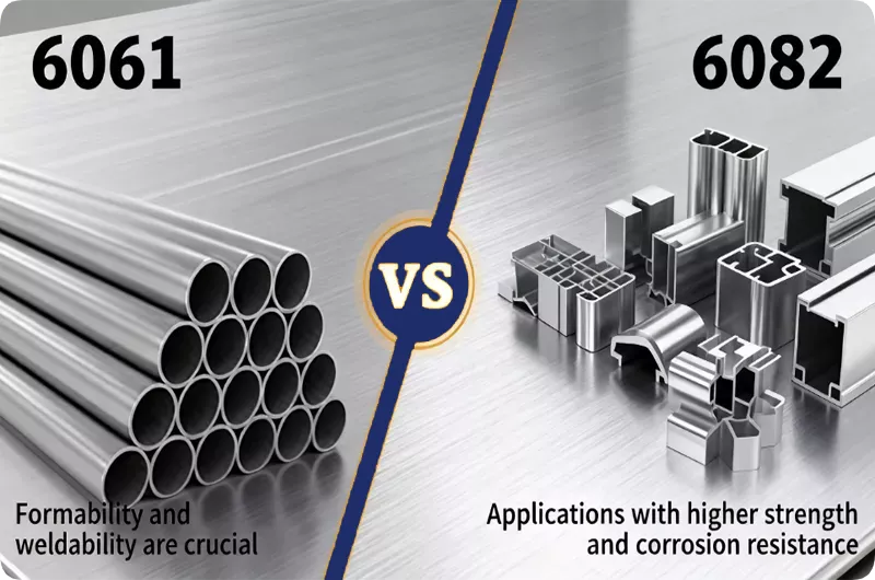 6061 and 6082 Aluminum